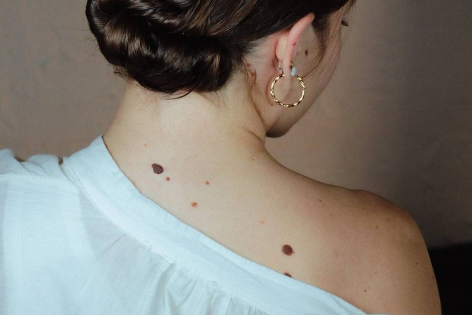 Chignon structuré