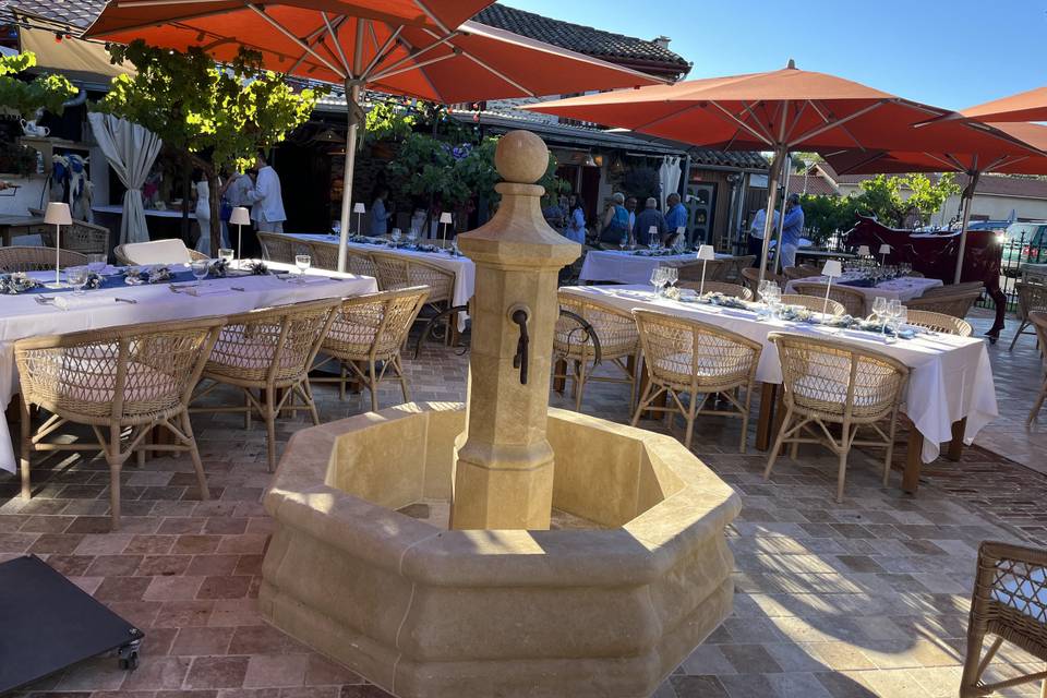 Terrasse du restaurant