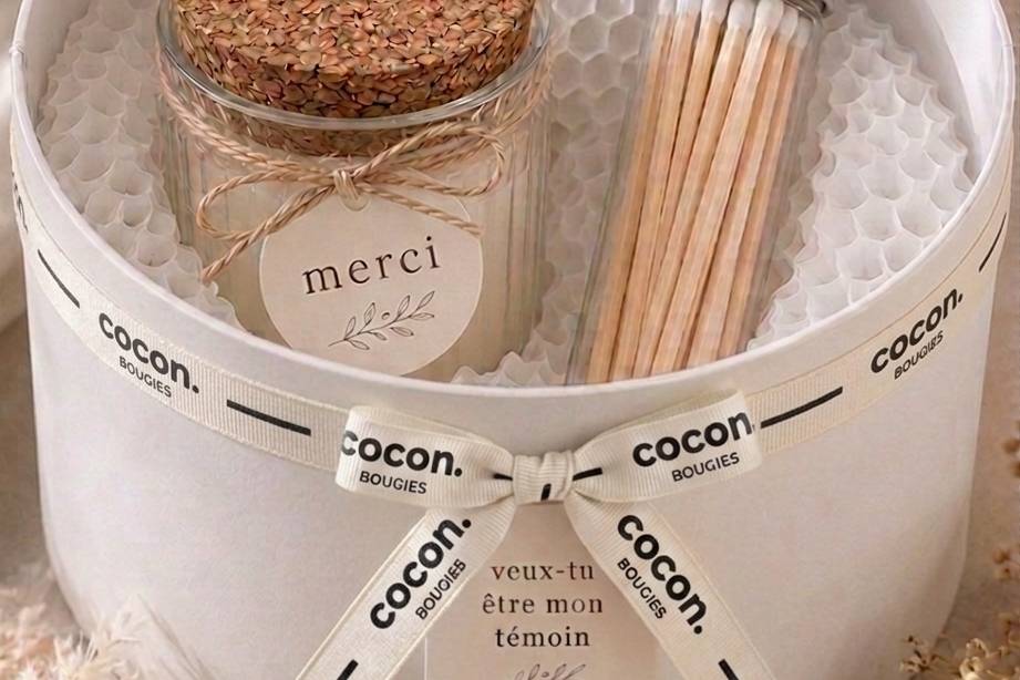 Bougie témoin personnalisée