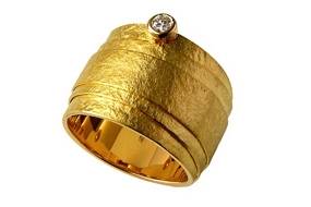 Bague or 18 kt