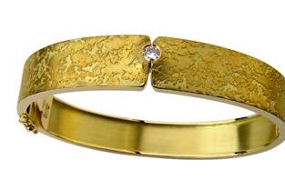 Bracelet or jaune   or fin   diamant