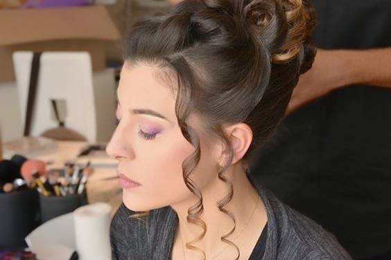 Maquillage et coiffure mariée