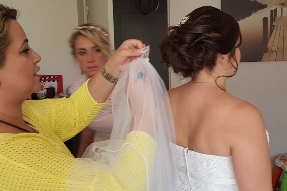 Coiffure mariée D&Z Agency