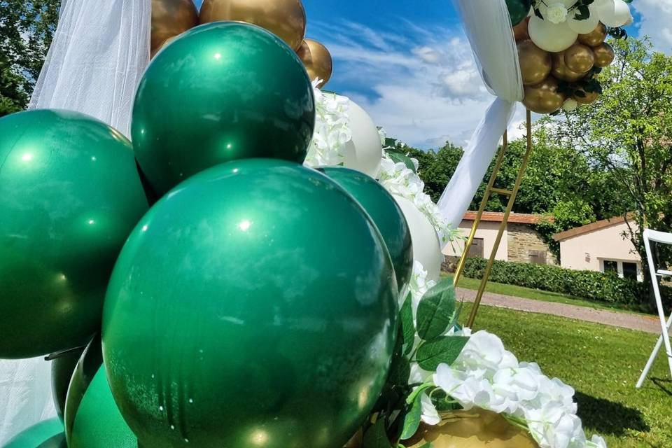 Arche de ballons organiques