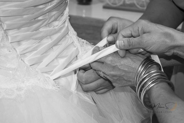 Habillage mariée