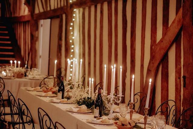Table d'honneur dans la Grange
