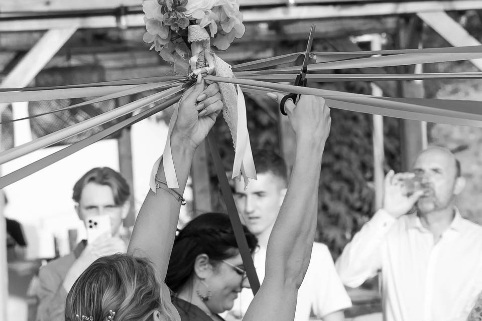 Bouquet ruban