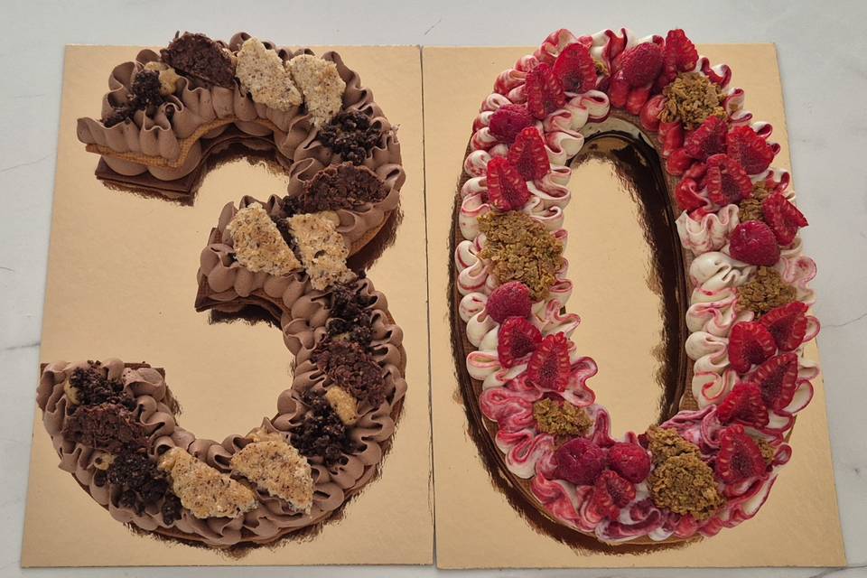Numbers cakes
