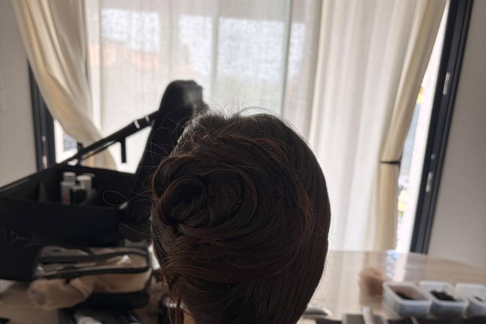 Chignon banane