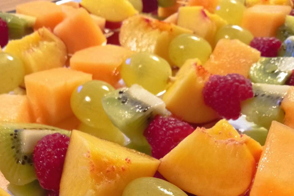 Brochettes de fruits