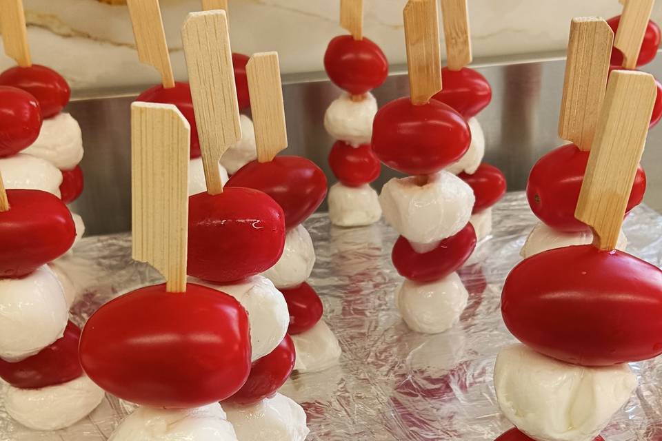 Brochette tomate mozza