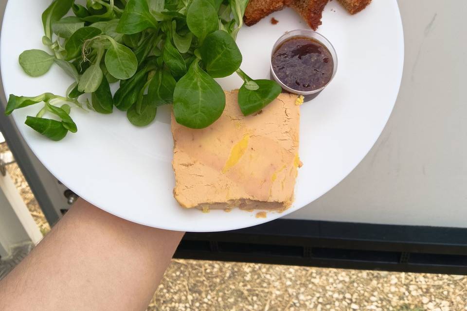 Foie gras pain d'épices