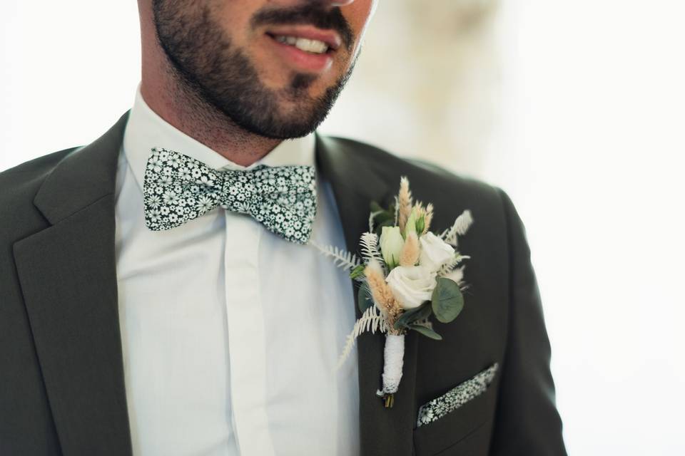 Boutonnière marié