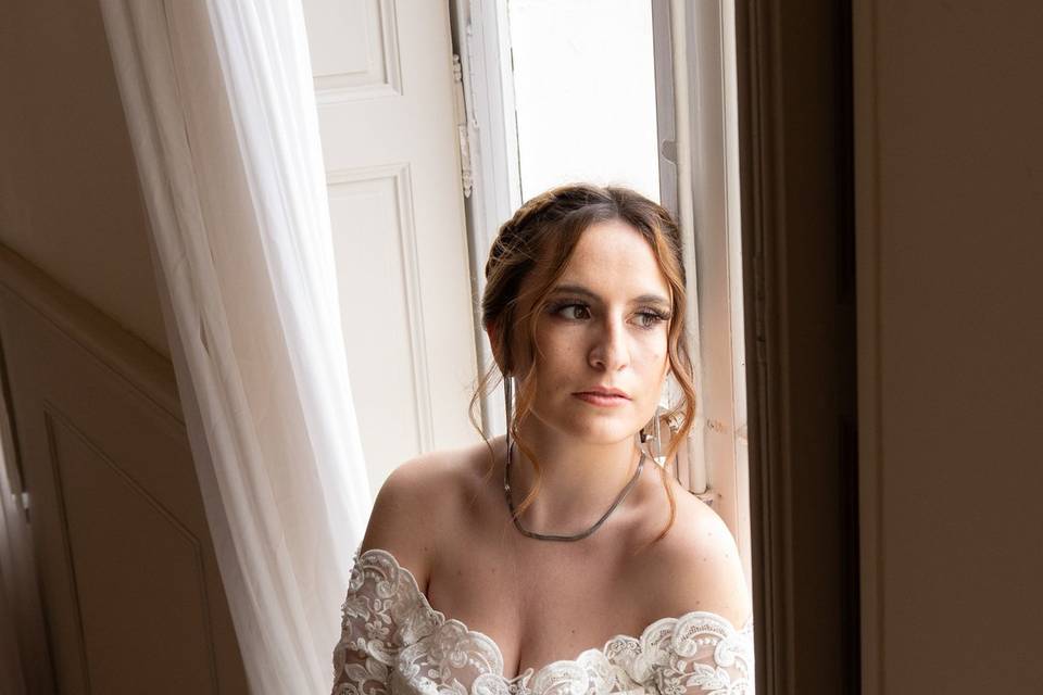 Mariée pensive