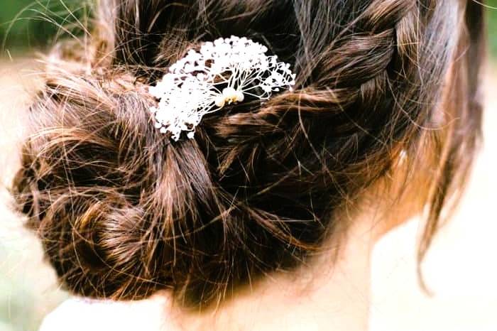 Barrettes mariée bohème