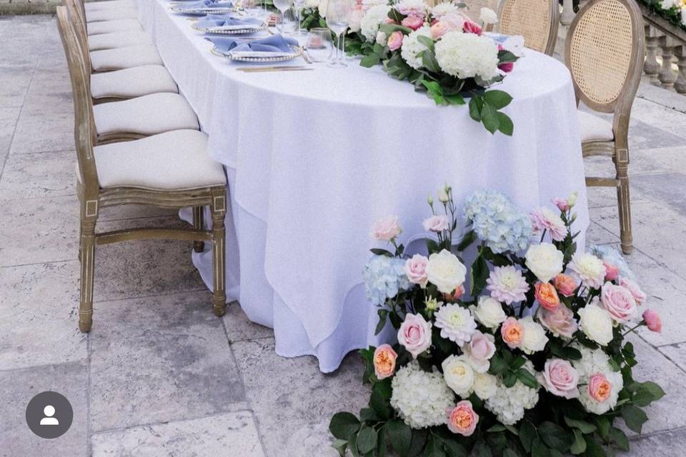 Table d'honneur