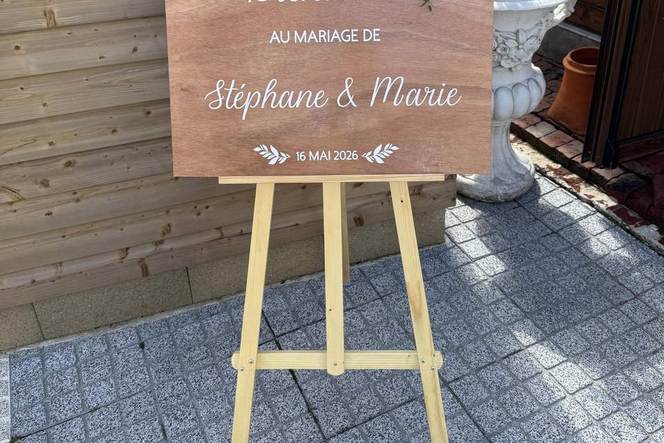 Panneau de bienvenue