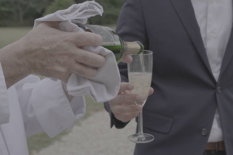 Service champagne - château