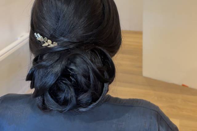 Chignon, mariée