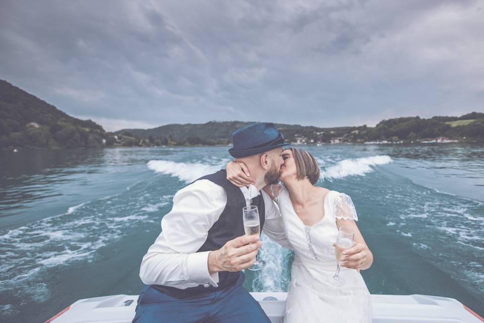 Mariage à la montagne Lac