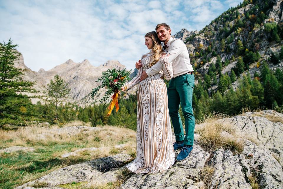 Mariage en pleine montagne