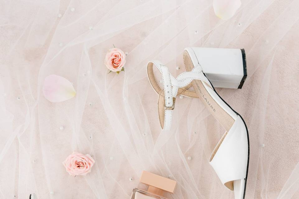 Flatlay mariée