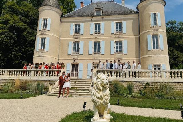 Célébrations sur la terrasse