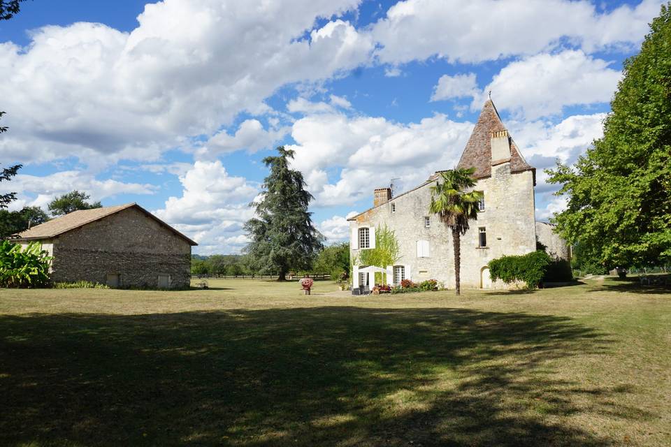 Grange et parc - Côté Sud