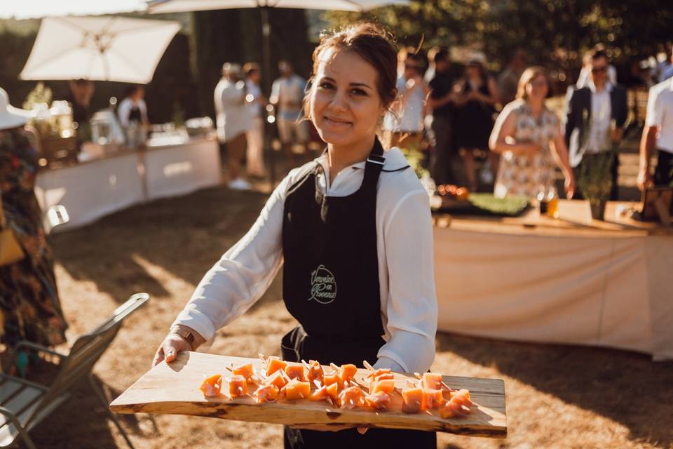 Service canapés