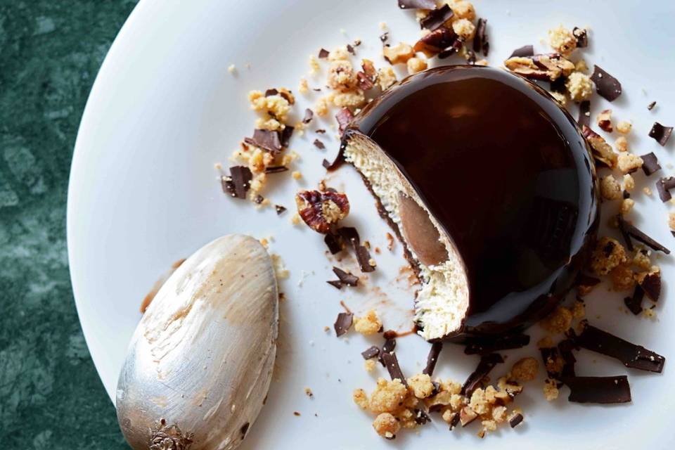 Dessert à l'assiette