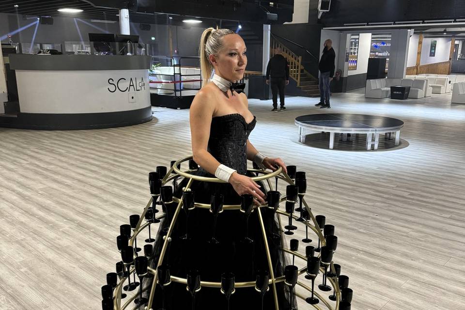 Robe champagne