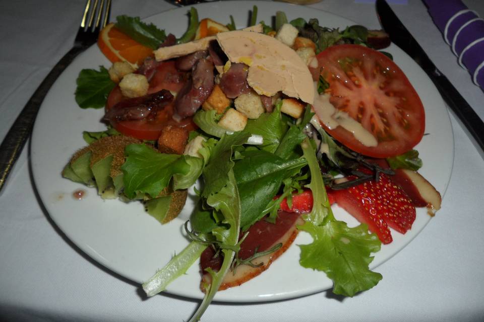 Salade Gasconne foie gras