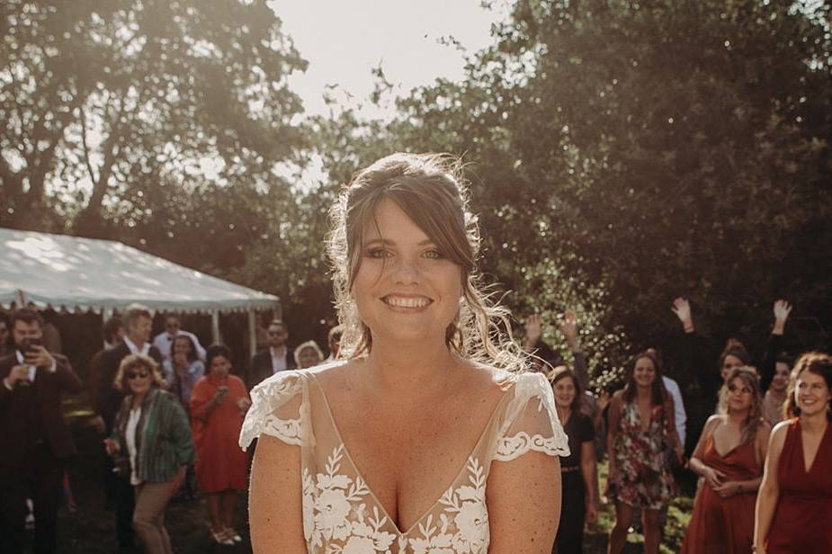 Maquillage et coiffure mariée