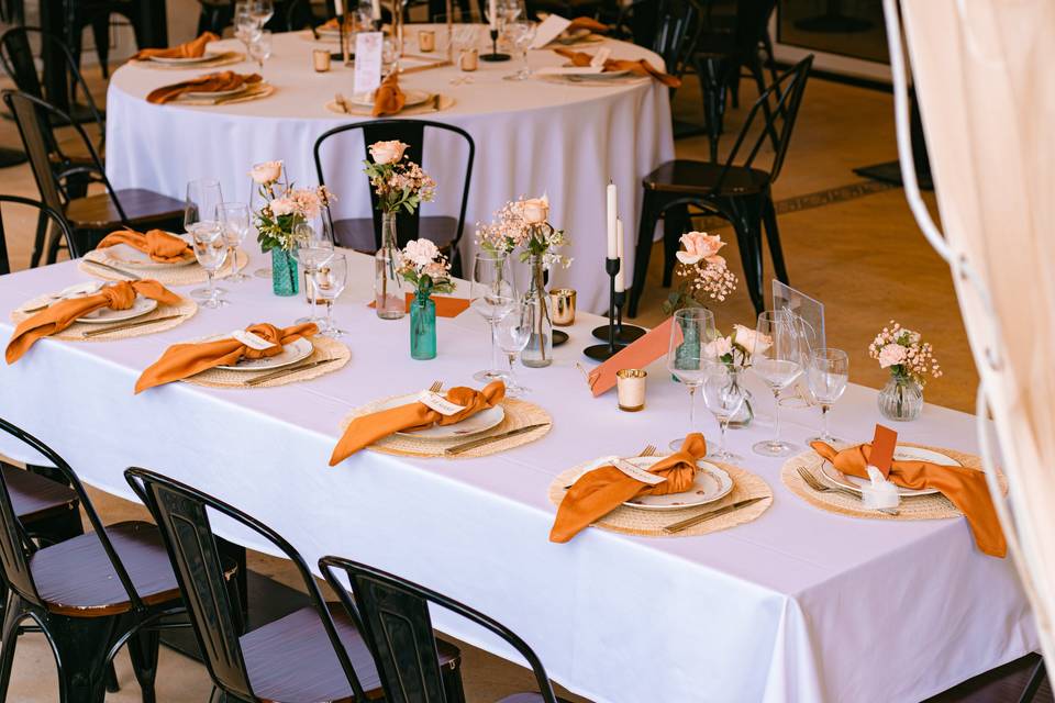 Création de la table d’honneur