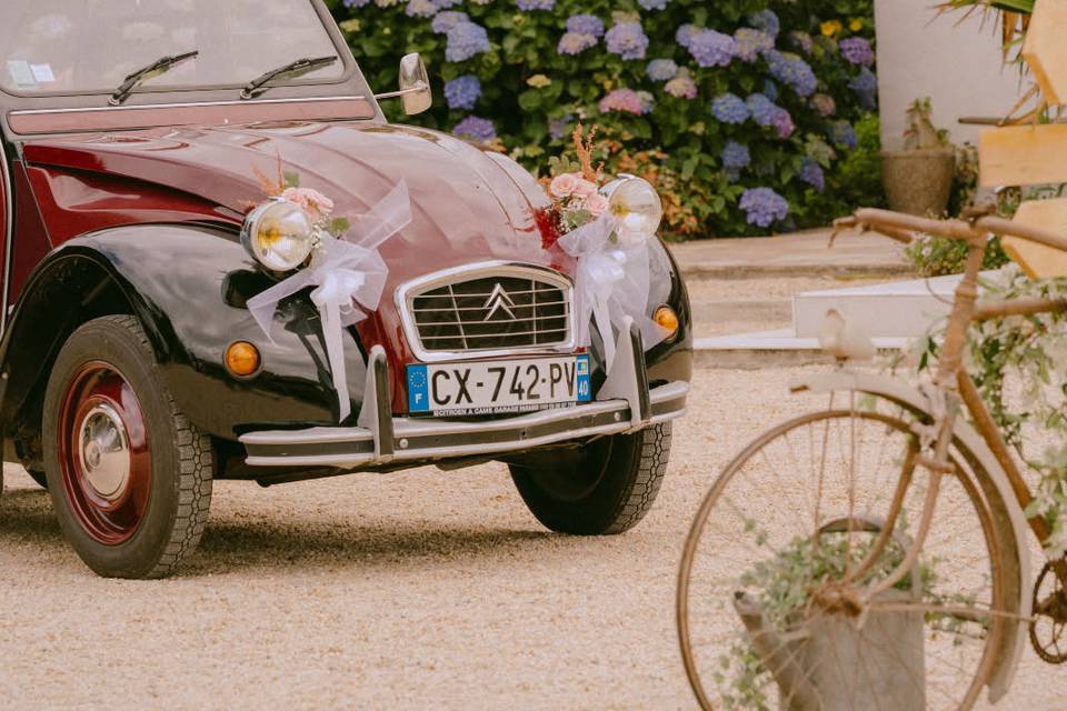 Décoration de la voiture des m