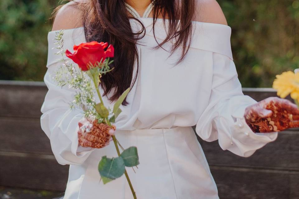 Atelier floral après mariage