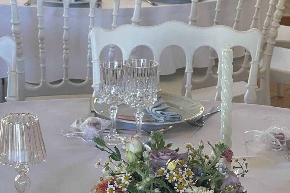Création florale ronde table i