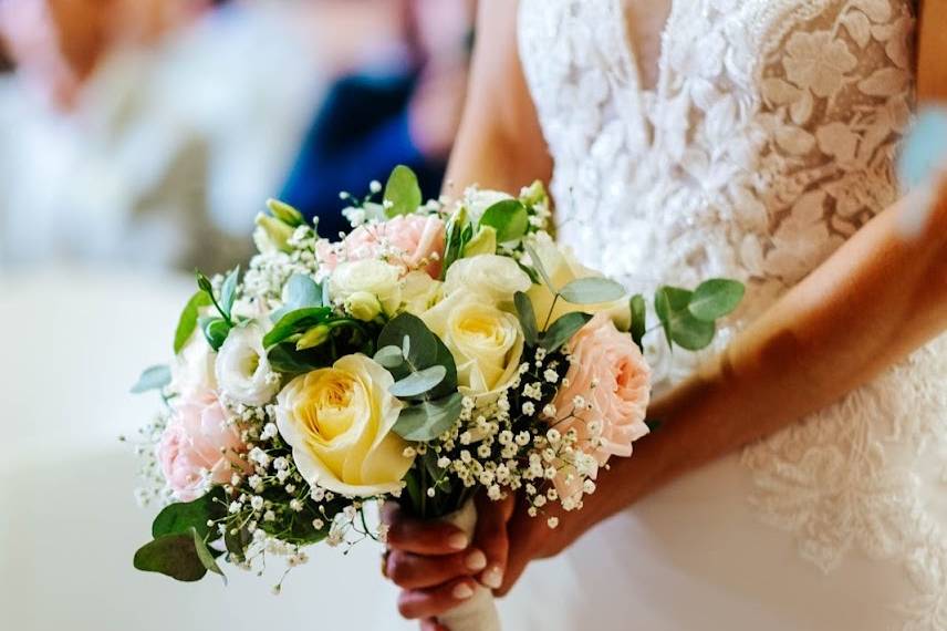 Bouquet de mariée romantique