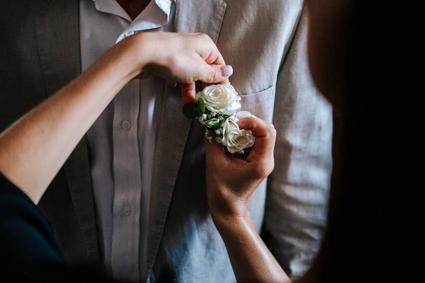 Boutonnière marié