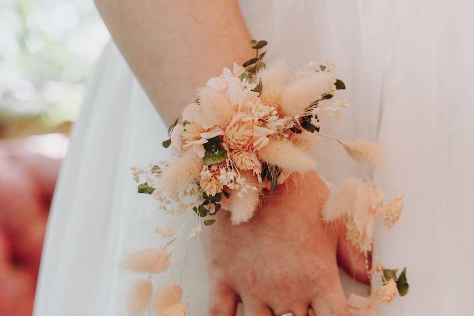 Bouquet de mariée bracelet