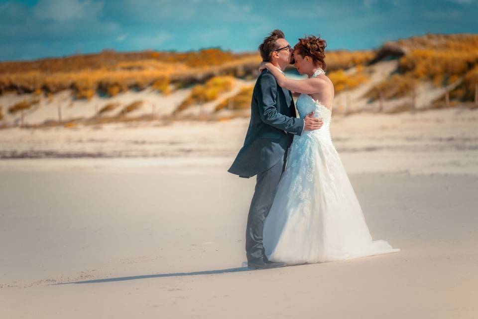 Séance shooting couple après