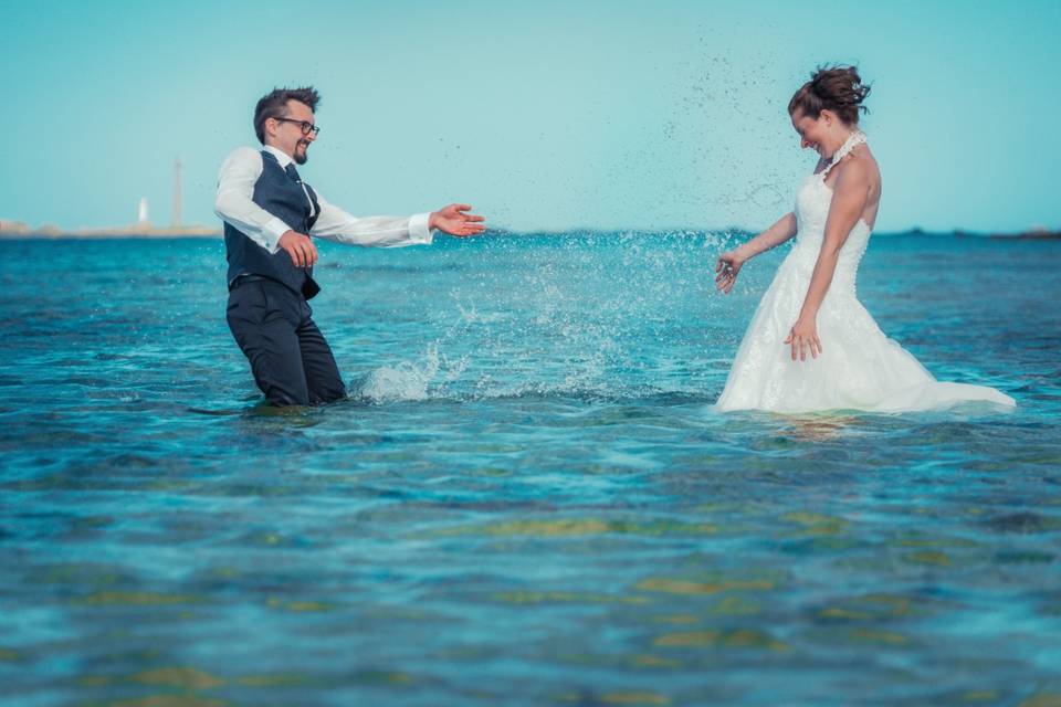 Séance shooting couple après