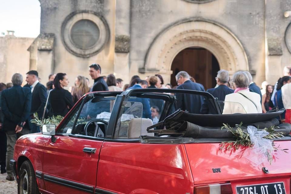 La voiture des Mariés
