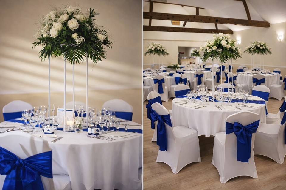 Décoration bleu, Roy