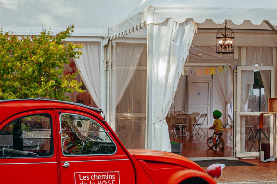 Entrée avec 2 CV