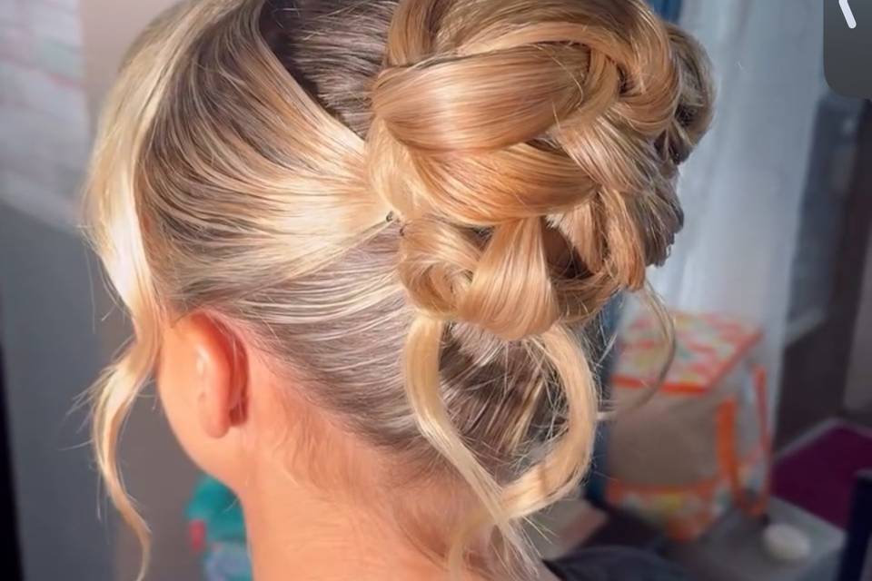 Chignon haut