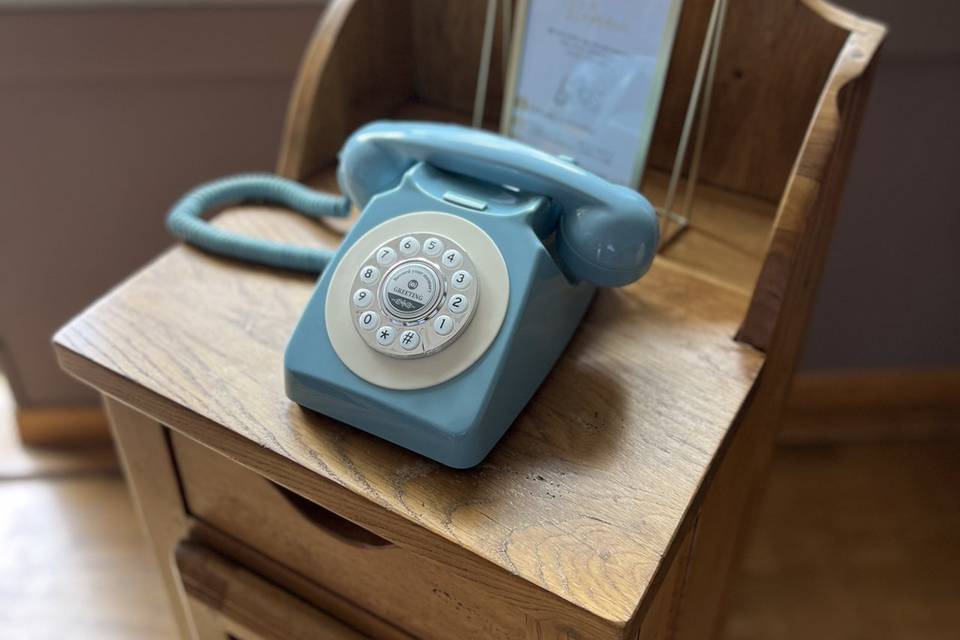 Téléphone bleu