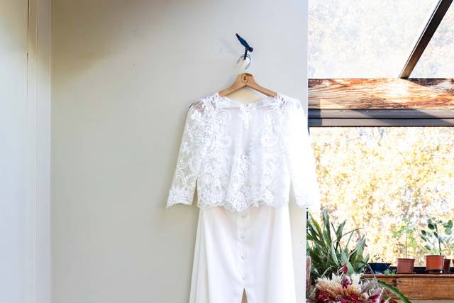 The wedding dress