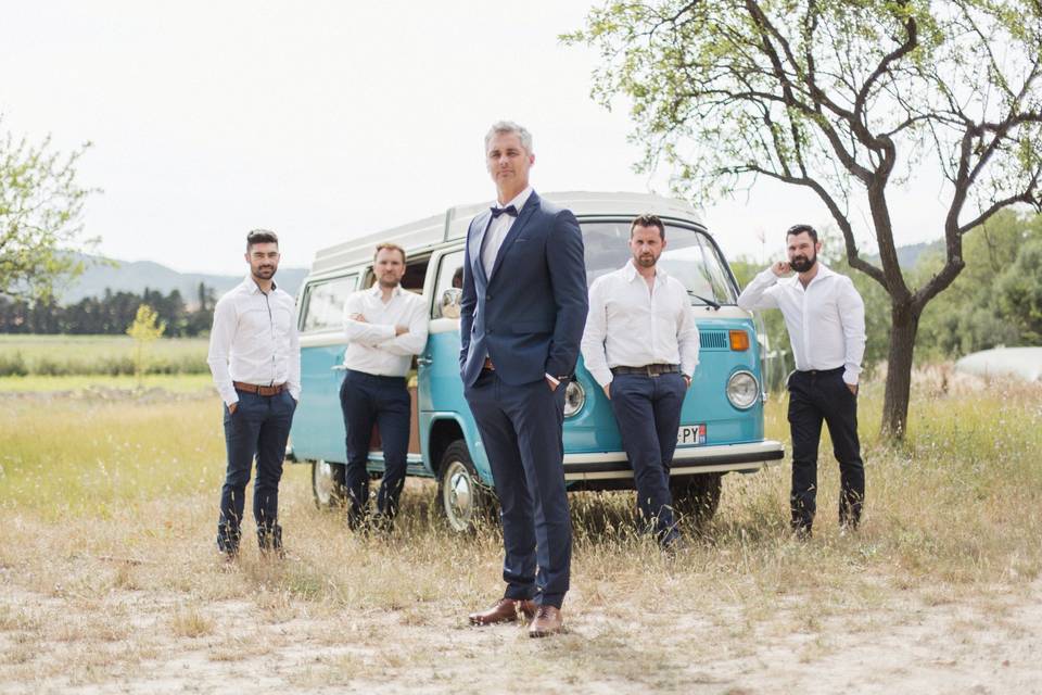 Le marié et les groomens