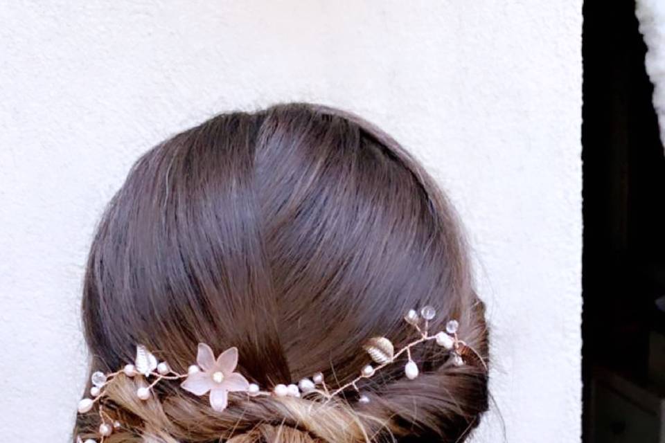 Chignon bohème